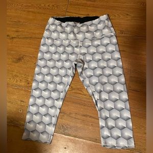 Dodos Athletic Capri Patterned Pants, Women’s XL